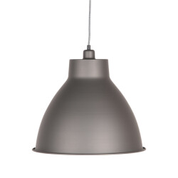 Label51 Hanglamp dome metallic grey metaal