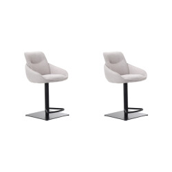 Label51 Barkruk beauty naturel boucle set van 2