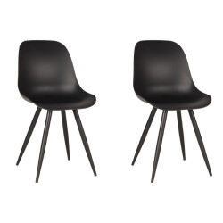 Label51 Eetkamerstoel monza - kunststof set van 2