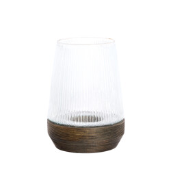 Light & Living windlicht minas Ø22x30cm -