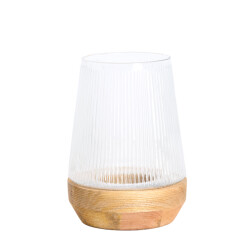 Light & Living windlicht minas Ø22x30cm -