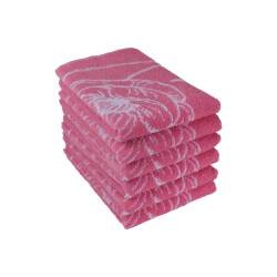 DoubleDry Luxe keukenhanddoeken set 6 stuks 50x50 cm 100% katoen hoge