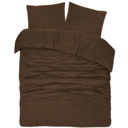 DoubleDry Dekbedovertrek flanel 100% zacht katoen lits jumeaux 240x200/220 cm