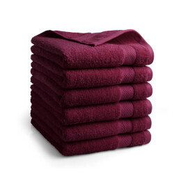 DoubleDry Hotel handdoeken 50 x 100 cm – set van 6 – 100% katoen 500 g/m2 –