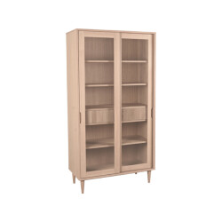 Label51 Vitrinekast jule naturel eiken 100 cm