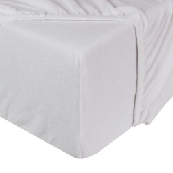 DoubleDry Molton hoeslaken matrasbeschermer 180x200 cm badstof stretch -