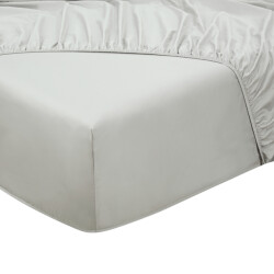 DoubleDry Luxe hoeslaken egyptisch percal katoen 90x200 licht