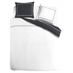 DoubleDry Luxe dekbedovertrek doubleface egyptisch percal katoen 140x200/220 -
