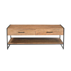 Livingfurn salontafel elin 120cm , zwart