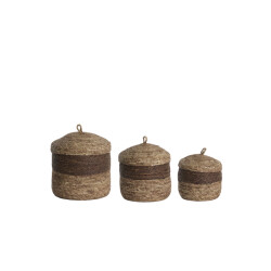 Light & Living mand kenmare Ø34x36cm - set van 3