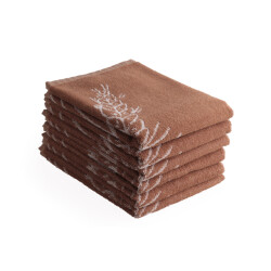 DoubleDry Luxe keukenhanddoeken set 6 stuks 50x50 cm 100% katoen hoge