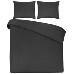 DoubleDry Dekbedovertrek 100% natuurlijk katoen lits jumeaux 240x200/220 cm +