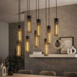 Hoyz hanglamp 5+4 tube mesh artic