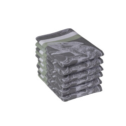 DoubleDry Luxe theedoeken set 6 stuks 50x70 cm 100% katoen hoge