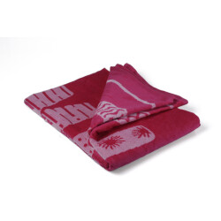 Phlox Strandlaken 100% katoen 1 zijde velour 90x160 summer fuchsia
