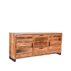Label51 Dressoir glasgow rough mangohout 190 cm