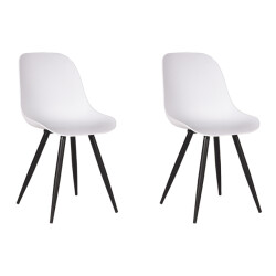 Label51 Eetkamerstoel monza - kunststof set van 2