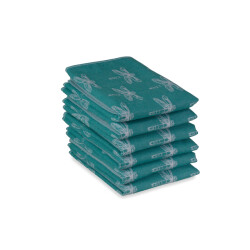 DoubleDry Luxe theedoeken set 6 stuks 50x70 cm 100% katoen hoge