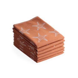 DoubleDry Luxe theedoeken set 6 stuks 50x70 cm 100% katoen hoge