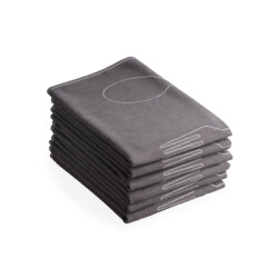 DoubleDry Luxe theedoeken set 6 stuks 50x70 cm 100% katoen hoge