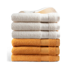 DoubleDry Hotel handdoeken 50 x 100 cm – set van 6 – 100% katoen 500 g/m2 –