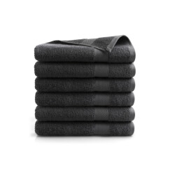 DoubleDry Handdoeken set 70 x 140 cm 6 stuks 100% zacht katoen 500 g/m2 6x