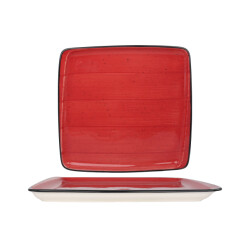 Bonna Serveerschaal aura passion porselein 32x20 cm set van 2