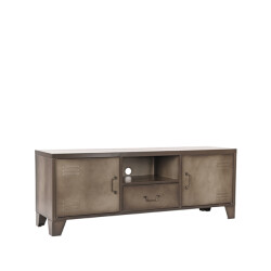 Label51 Tv-meubel fence vintage metaal metaal -150cm breed