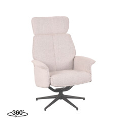 Label51 Fauteuil verdal naturel boucle