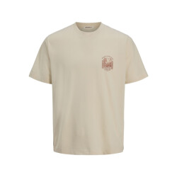 Jack & Jones jorhydra back tee ss crew neck se25 12277569 antique white