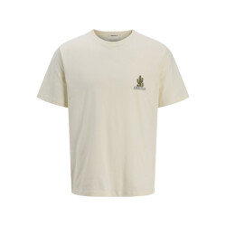 Jack & Jones jorcanggu illu tee ss crew neck 12277228 antique white
