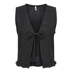 Only onljakiri linen s/l emb vest ptm 15346503 -