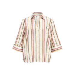 Object objkaren lo 3/4 flared shirt 139 23046853 sandshell