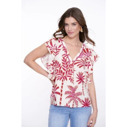 Geisha 53442-20 718 top ecru/burgundy