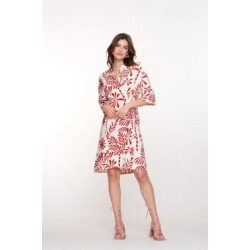 Geisha 57330-20 718 dress ecru/burgundy