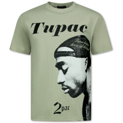 Top-Star Tupac t-shirt met opdruk