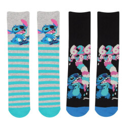 Li-cense Lilo & stitch uniseksokken voor volwassenen (2 stuks)