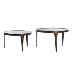 Light & Living salontafel tobias Ø75x44cm - set van 2