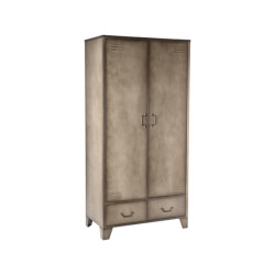 Label51 Bergkast fence vintage metaal metaal 2-deurs 185 cm