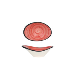 Bonna Serveerschaal aura passion porselein 10 cm (45cc) set van 2