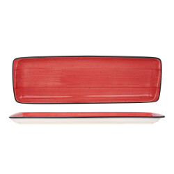 Bonna Serveerschaal aura passion porselein 48x16 cm set van 2