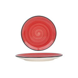 Bonna Dessertbord aura passion porselein 21 cm set van 6