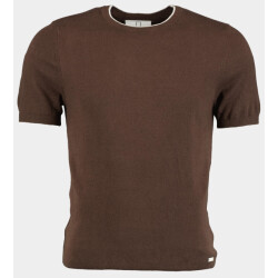 Born with Appetite Pullover rome knitted t-shirt 25108ro13/870 dark brown