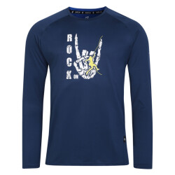 Dare2b Heren tech rock on t-shirt met lange mouwen