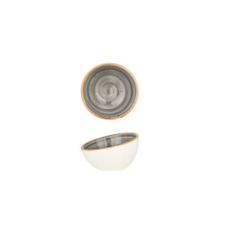 Bonna Serveerschaal aura space porselein 8 cm (60cc) set van 2