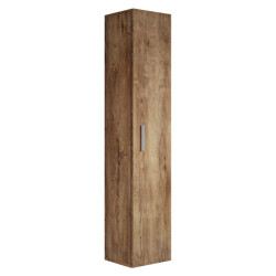 Badplaats Badkamerkast pluto 30 x 30 x 150 cm bruin eiken hangende