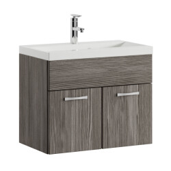 Badplaats Badkamermeubel montreal set 01 60 x 35 cm grijs badmeubel