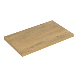 Badplaats Bovenblad angela 80 x 48 x 3,5 cm eiken wastafelblad voor