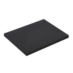Badplaats Bovenblad angela 60 x 48 x 3,5 cm zwart houtnerf wastafelblad voor