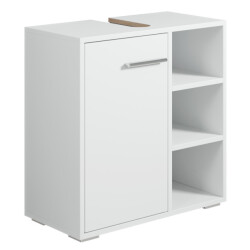 Badplaats Wastafel onderkast neptunus 60 x 28 x 60 cm wit badkamerkast –